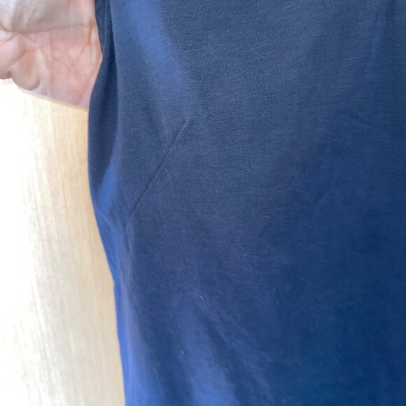 Leo Sage Womens Tank Top Black Size Medium Side Slits Stretch V Neck Casual - Picture 4 of 7